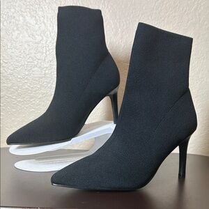 SOL SANA  Black Sock Ankle Booties – Size EU 35 / US 5 – New